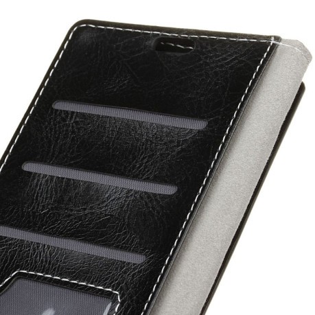Шкіряний чохол Retro Crazy Horse Texture на Samsung Galaxy S10 Plus/G975-чорний