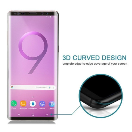 3D защитное стекло 0.26mm 9H Surface Hardness на Samsung Galaxy Note 9- черное