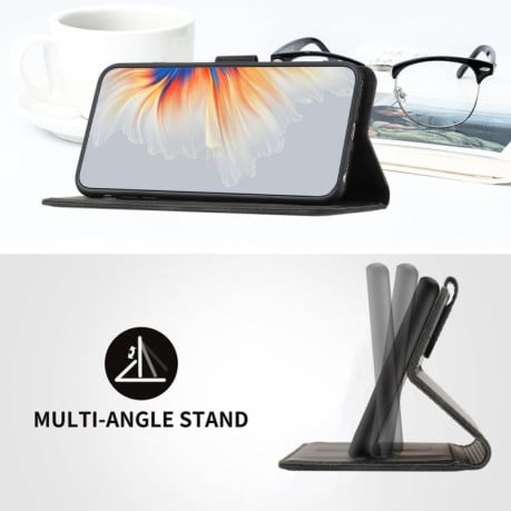 Чехол-книжка Skin Feel Heart Amile для Xiaomi Poco F7 - черный