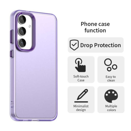 Протиударний чохол Candy Series для Samsung Galaxy S25+ 5G - фіолетовий