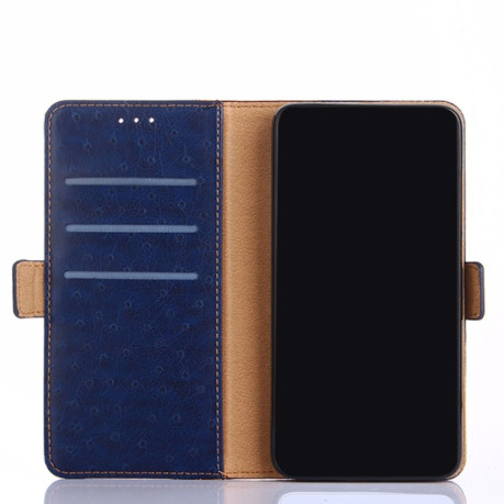 Чехол-книжка Ostrich Texture для Samsung Galaxy A72 - синий