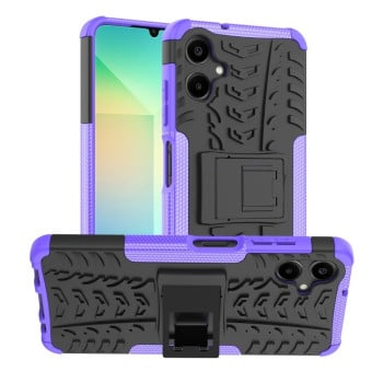 Протиударний чохол Tire Texture на Samsung Galaxy A06 4G - фиолетовый