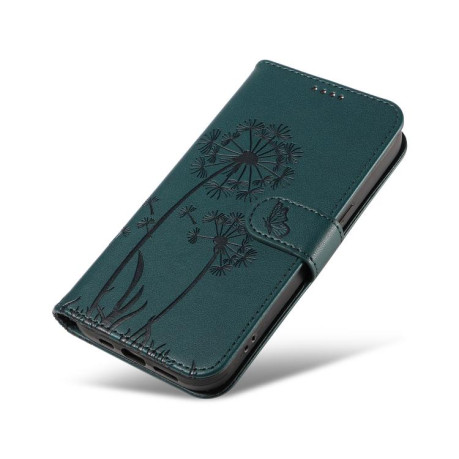 Чехол-книжка с тиснением Dandelion и магнитным хлястиком для Realme 15T 5G — синий