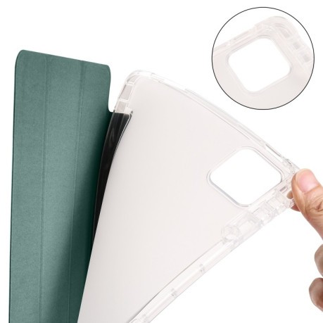 Чохол-книжка 3-Fold Clear Back для Xiaomi Pad 6/6 Pro - зелений
