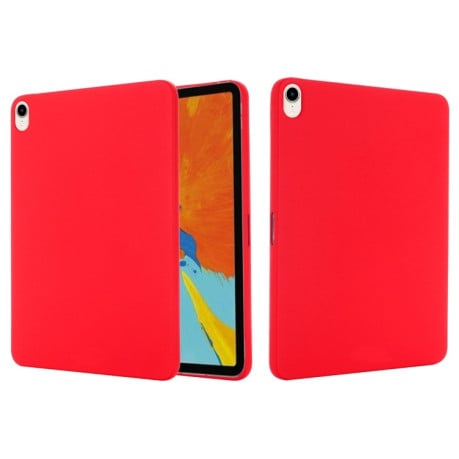 Противоударный чехол Solid Color Liquid Silicone для iPad mini 6 - красный