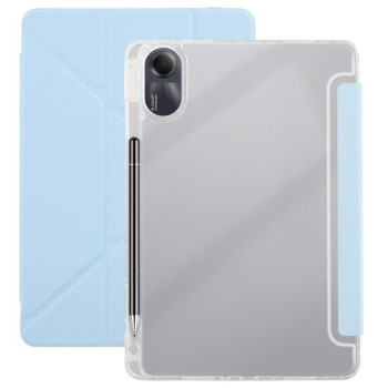 Чехол-книжка Clear Acrylic Demation Leather для Xiaomi Redmi Pad SE 11 2025 / Pad 2 - голубой