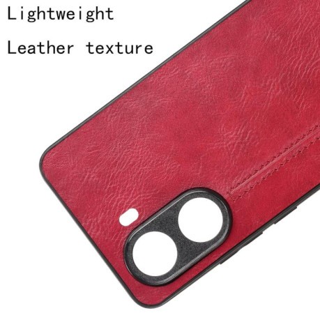 Ударозащитный чехол Sewing Cow Pattern для Xiaomi Poco X7 Pro - красный