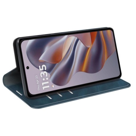 Чохол-книжка Retro Skin Feel Business Magnetic Motorola Moto Edge 50 Neo 5G - синій