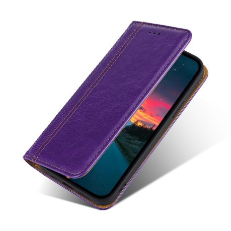 Чехол-книжка Grid Texture для Realme 9 Pro Plus/ Realme 9 4G - фиолетовый