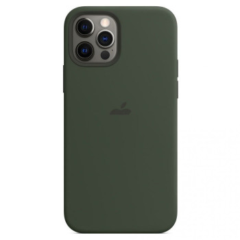 Силиконовый чехол Silicone Case Cyprus Green на iPhone 12 / iPhone 12 Pro (без MagSafe) - премиальное качество