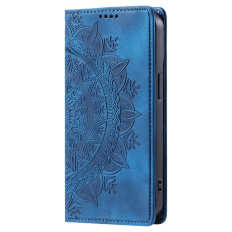 Чохол-книжка Totem Embossed Magnetic Leather для OPPO A58 4G - синій