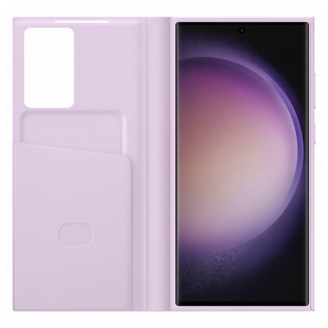 Оригинальный чехол-книжка Samsung Smart View Wallet Samsung Galaxy S23 Ultra - Lilac (EF-ZS918CVEGWW)