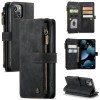 Чохол-гаманець CaseMe-C30 для iPhone 14/13 - чорний
