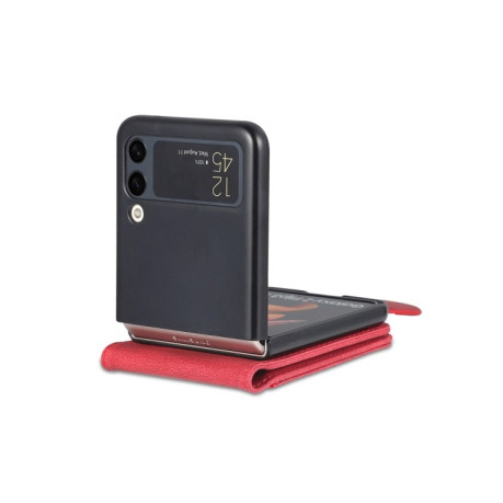 Чехол-книжка AZNS Dream II Skin Feel для Samsung Galaxy Z Flip3 5G - красный