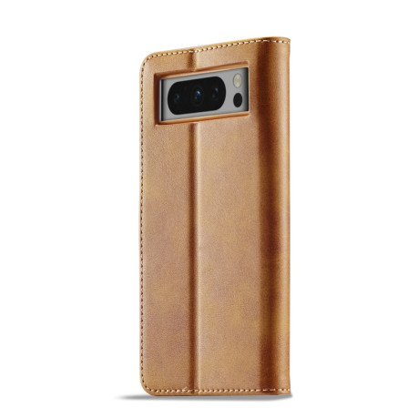 Чехол книжка LC IMEEKE Calf Texture на Google Pixel 8 Pro - желтый