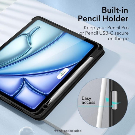 Чехол-книжка ESR Rebound Pencil Series для iPad Air 4 2020 / 5 2022- Black