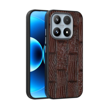 Чехол ABEEL 6D Micro Relief MagSafe Magnetic на Xiaomi 17 — коричневый