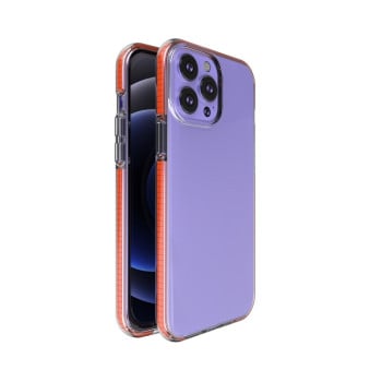 Ударозащитный чехол Double-color для iPhone 13 Pro Max - оранжевый