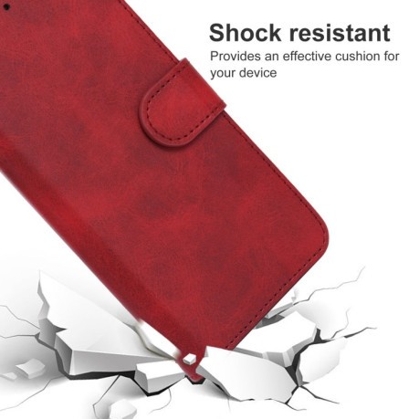Чехол-книжка EsCase Leather для Xiaomi Redmi A1+/A2+ - красный
