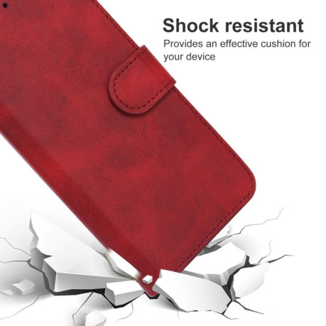 Чехол-книжка EsCase Leather для Realme C35 - красный