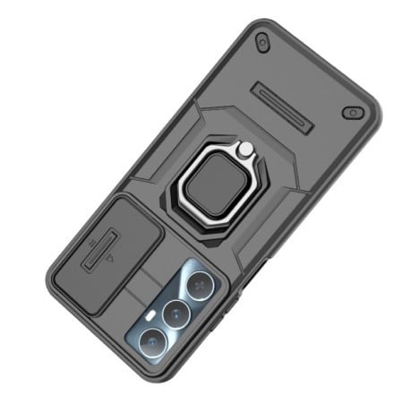 Протиударний чохол Sliding Camshield для Realme C65 4G Global - чорний