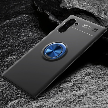 Противоударный чехол Lenuo на Samsung Galaxy  Note 10 - черно-синий