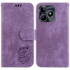 Чехол-книжка Little Tiger Embossed Leather на Realme C53/C51 / Narzo N53 - фиолетовый