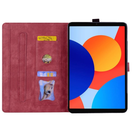 Чохол-книжка Cartoon Sakura Cat для Xiaomi Redmi Pad SE 8.7 - червоний