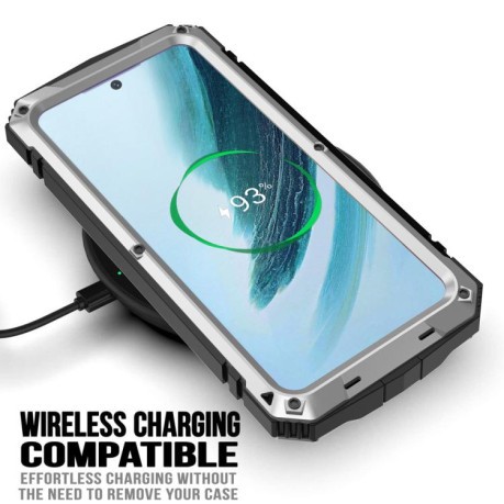 Противоударный чехол R-JUST Life Waterproof для Samsung Galaxy S25+ 5G - серебристый