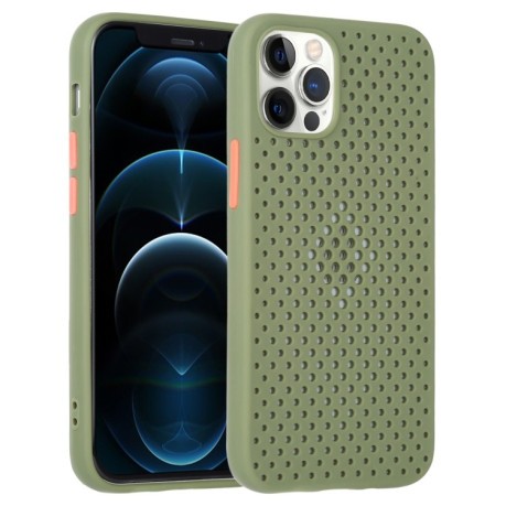 Протиударний чохол Breathable для iPhone 12 Pro Max - зелений