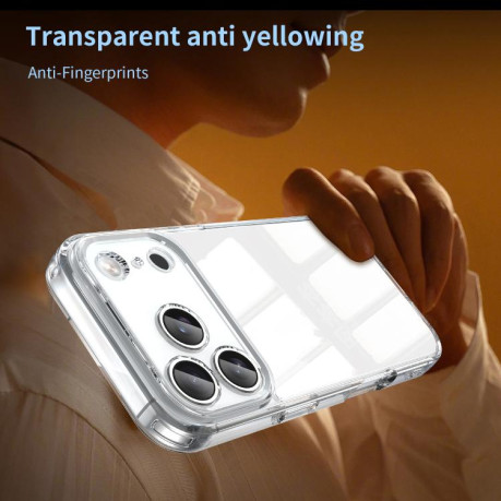 Чехол PC Hybrid TPU Airbag Shockproof для iPhone 17 Pro - прозрачный