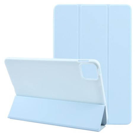 Чехол-книжка Three-fold Holder Flip на iPad Pro 11 2024 - голубой