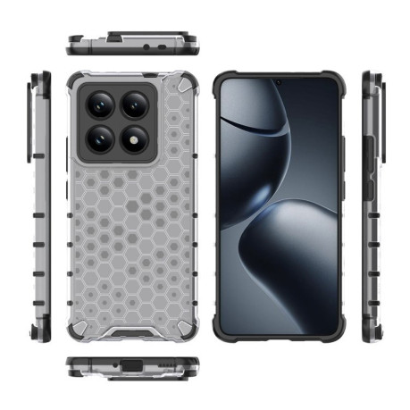 Противоударный чехол Honeycomb на Xiaomi 14T Pro 5G Global - белый