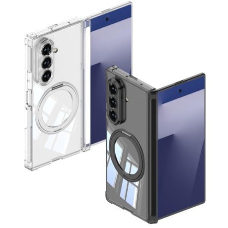 Прозорий чохол з MagSafe посилені кути Airbag з підставкою на Samsung Galaxy Fold7 5G