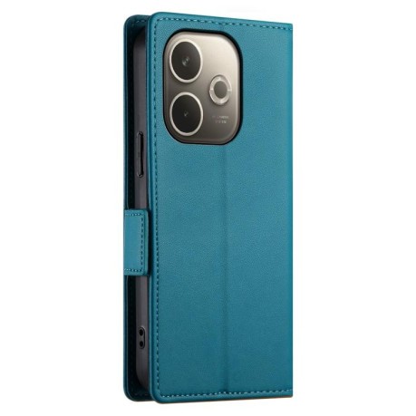 Чехол-книжка Side Buckle Magnetic Frosted Leather для OPPO A5 PRO 5G - синий