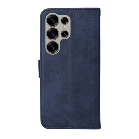 Чехол-книжка Stitching Calf Texture для Samsung Galaxy S25 Ultra 5G - синий