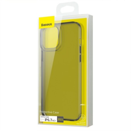 Противоударный чехол Baseus Jane Series для iPhone 13 Pro Max - темно-прозрачный