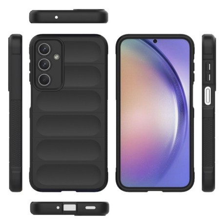 Силіконовий чохол Magic Flannel для Samsung Galaxy M35 - чорний