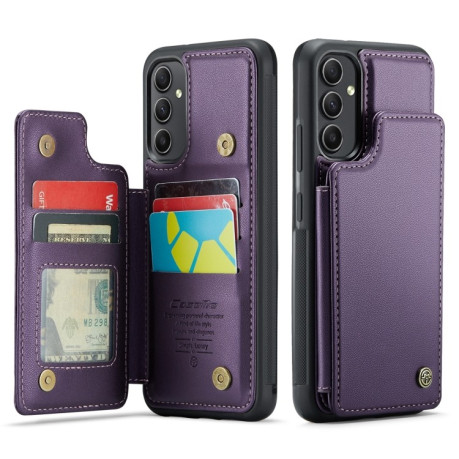 Чохол CaseMe C22 Card Slots Holder RFID Anti-theft для Samsung Galaxy A54 5G - фіолетовий
