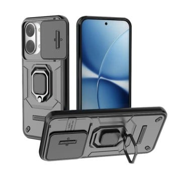 Противоударный чехол Sliding Camshield на Xiaomi Redmi Turbo 5 Max / Poco X8 Pro Max — черный
