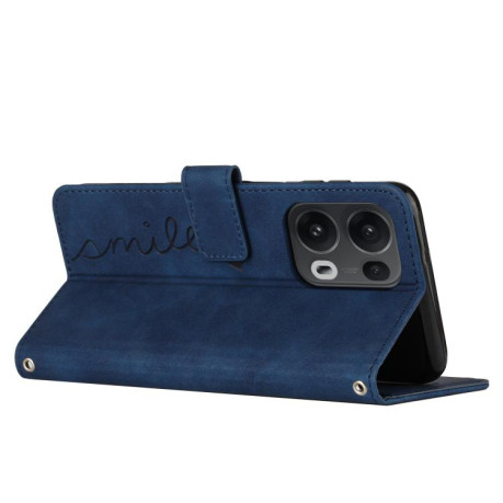 Чохол-книжка Retro Skin Feel Amile для OPPO Reno13 Pro - синій