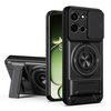 Протиударний чохол Lens Sliding Window Multifunctional Magnetic Shockproof зі шторкою камери на OnePlus Nord 6 5G — чорний