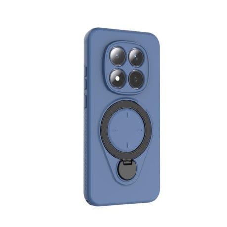 Чохол Ring Shield MagSafe з кільцем-тримачем 360° для Redmi Note 15 Pro 5G Global 163.6mm — синій