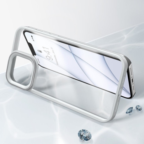 Чехол Baseus Crystal для iPhone 13 Pro Max - серый