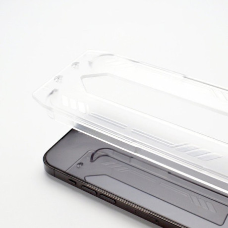 Защитное стекло 9H Wozinsky Premium Glass with mounting frame для iPhone 15 -черное