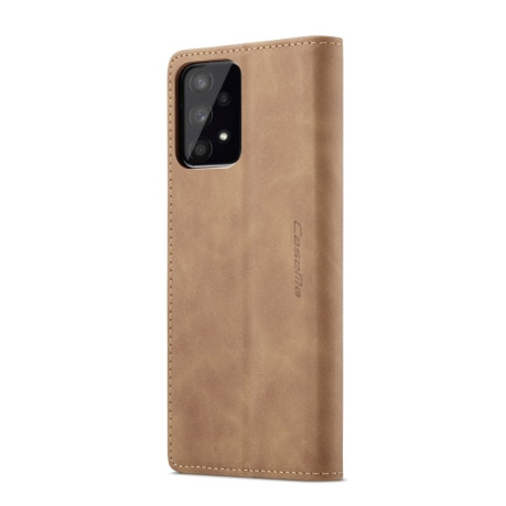 Кожаный чехол CaseMe-013 Multifunctional на Samsung Galaxy A33 5G - коричневый