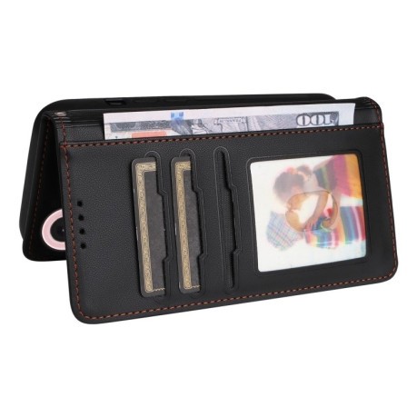 Чохол-книжка BETOPNICE BN-005 2 in 1 Detachable Imitate Genuine Leather для iPhone 16 - чорний