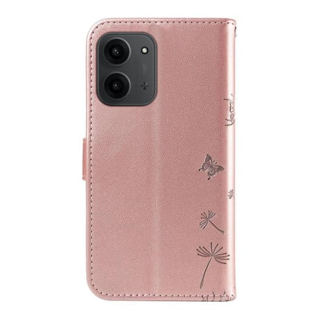 Чехол-книжка Dandelion Embossed Pattern Flip Leather на Xiaomi Redmi 15C 5G / 4G EU 173mm - золото