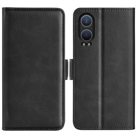 Чехол-книжка Dual-side Magnetic Buckle для OnePlus Nord CE4 Lite 5G - черный