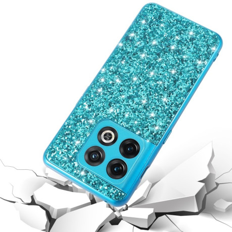 Ударозахисний чохол Glittery Powder на OnePlus 10 Pro - синій